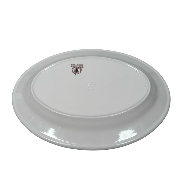 Pipestone Cow Camp Oval Serving Platter 15.5" Buckeye Blake China Western Rare - Picture 3 of 6